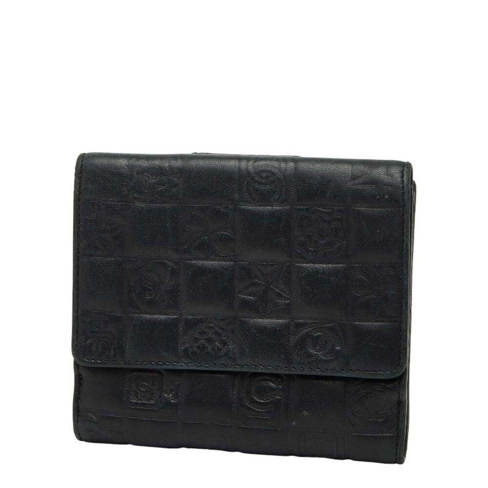 CHANEL Authentic Black Leather Wallet - Picture 2 of 10